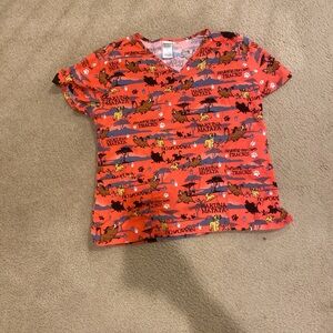 Lion King scrub top